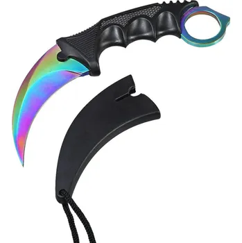 Pracovní nůž Chladné Zbraně Karambit "CLAW OF T-REX" duhový (CS:GO edice)