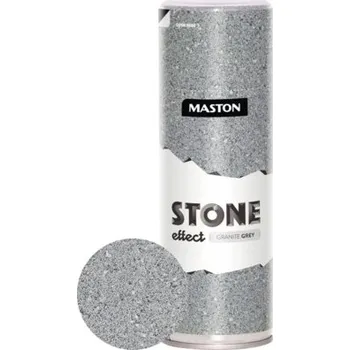 Barva ve spreji Lak ve spreji Maston Stone effect kamenný efekt granitově šedá 400 ml