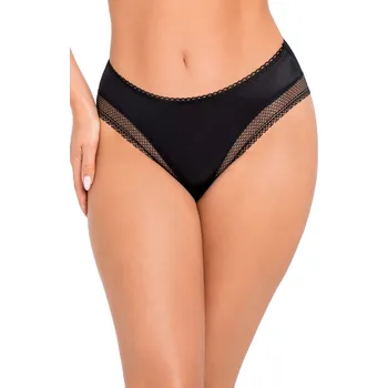 Oblečení a móda Dámské kalhotky 197 black - BABELL černá M