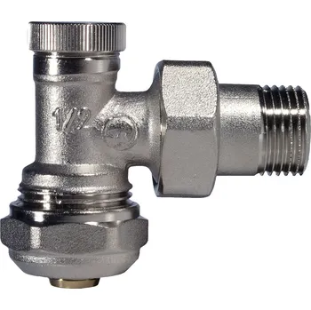Ventil Uzavíratelné radiátorové šroubení, G1/2" × 16 mm, mosaz, rohové