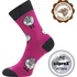 Dámské ponožky VoXX Vlněnka ovečky fuxia, 35-38