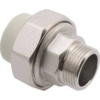 Vodovodní potrubí FV - plast PPR přechodka se šroubením, ø 25 mm, vnější závit: G3/4"&nbsp;AE237025034