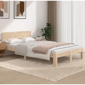 Postel vidaXL Rám postele masivní borovice 120 x 200 cm [810494] Barva: Přírodní