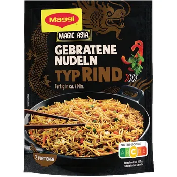 MAGGI MAGIC ASIA SMAŽENÉ NUDLE TYP HOVĚZÍ MASO NĚMECKO!
