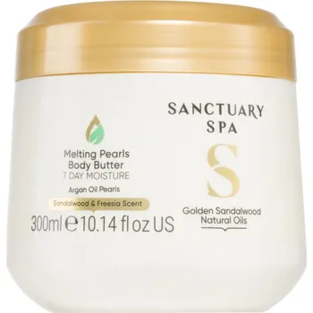 Čistič uší Sanctuary Spa Golden Sandalwood intenzivně hydratační tělové máslo 300 ml