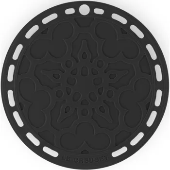 Úložný box Le Creuset, Podložka pod horké nádobí Le Creuset se vzorem 20 cm černá - Formadore