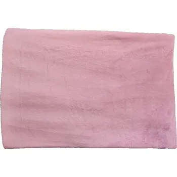 deka Deka flanel fleece - růžová - 120 x 150 cm