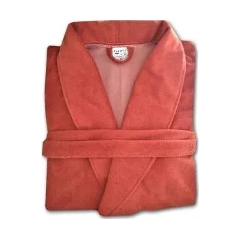 Dámský župan AKCE - Unisex froté župan se šálovým límcem skořicový - Veratex M