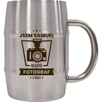 Sklenice Nerezový chladicí půllitr Nejlepší v okolí - fotograf