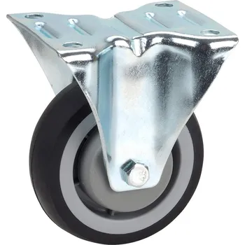 Pojezdové kolečko Přístrojové kolečko, ø 100 mm, rozměr základny: 105 × 85 mm 717586