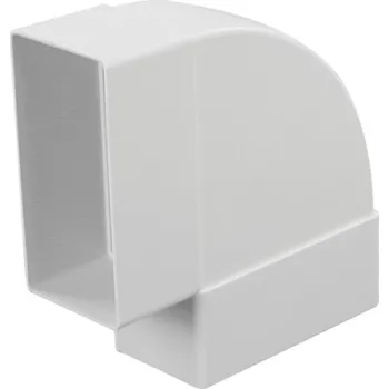 Ventilační potrubí Haco Koleno vodorovné, 110 × 55 × 2 mm, úhel: 90° 0615