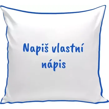 Polštář Polštář barevný 32x32 cm Vlastní nápis