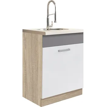 Fadome Dolní kuchyňská dřezová skříňka Global 11D-60 Zvolte korpus: Dub artisan