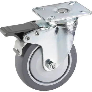 Pojezdové kolečko Stabilit Řídicí kolečko, plastový ráfek, kola z termoplastického elastomeru, Nosnost: 50 kg 771410 C