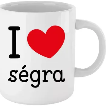 Hrnek pro sestru - I love ségra - bílý 330 ml