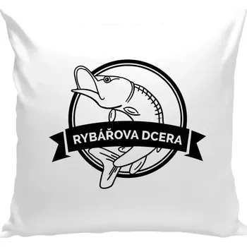 Polštář Polštář bílý 40x40 cm Rybářova dcera