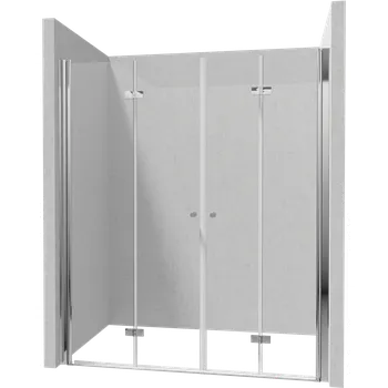 Sprchové dveře DEANTE/S - Sprchové dveře dvojité skládací 100x70 KTSX043P+KTSX047P KERRIA/0017 + slevový kód