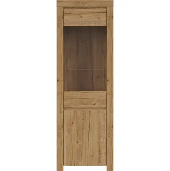 Knihovna BRW HOLTEN vitrína REG1D1W, dub waterford