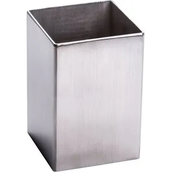 Patka sloupku, 112 × 80 × 80 mm, stříbrná WGINMOCOSŁUP75X75ZEWNSTAL