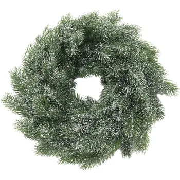 Věnec EuroPalms Věnec jedlový zasněžený PE 45 cm