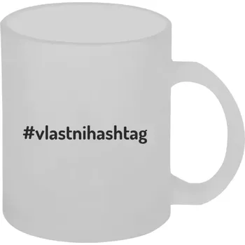 Hrnek 330 ml - skleněný matný Vlastní hashtag