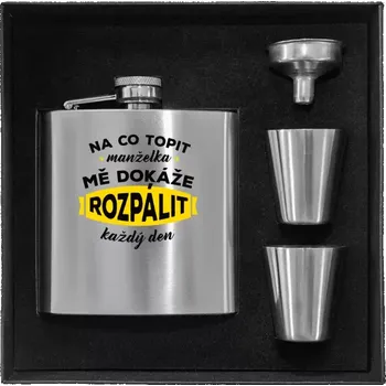 Placatka Placatka v krabičce Na co topit, manželka mě dokáže rozpálit každý den
