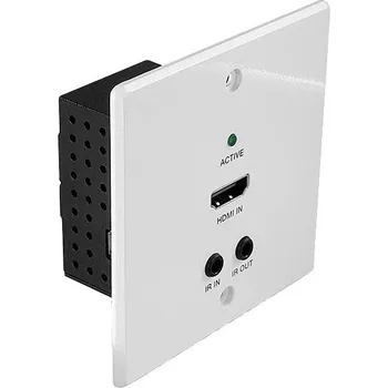 LINDY 70m Cat.6 HDMI 4K60, IR a RS-232 HDBaseT EU Wall Plate Extender, Transmitter HDMI(TM), infraport extender (prodloužení) 70 m