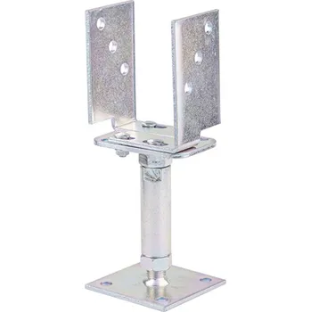Stavební materiál ALBERTS Patka sloupku U výškově a šířkově nastavitelná pozink