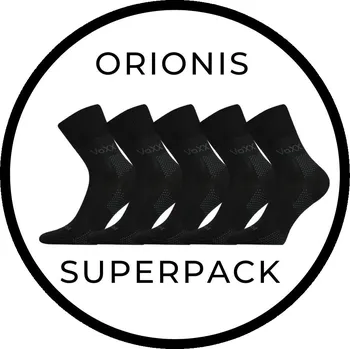 Pánské termo ponožky SUPERPACK - ORIONIS antibakteriální merino ponožky se stříbrem VoXX - 5 párů