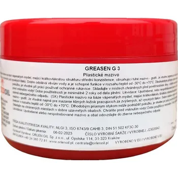 Plastické mazivo Mazací tuk G3 250 g
