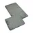 Bellatex Micro sada koupelnových předložek bez výkroje 60 x 100 cm, 60 x 50 cm, tmavě šedá