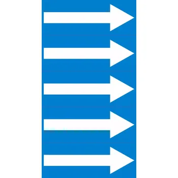 samolepka Arch se šipkami, modrá/bílá