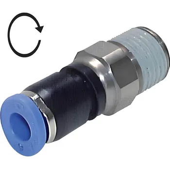 Příslušenství k čerpadlu Pneumatics & Hydraulics Přímá rotační spojka 12 - R3/8"
