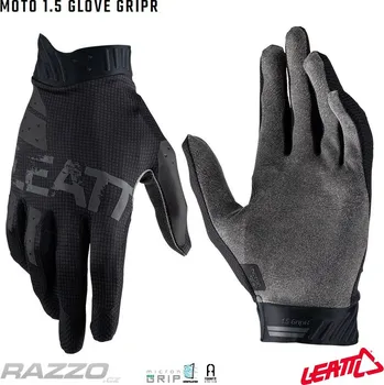 Rukavice Dětské rukavice Leatt Moto 1.5 Glove Junior Black 2023 KXXS