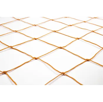 Dekorační síť oranžová Velikost oka (cm): 10 cm, Rozměr (m): 1x1