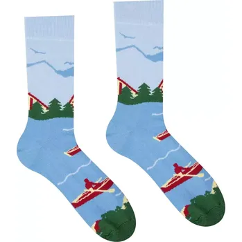 Pánské ponožky Veselé ponožky Vysoké Tatry – Štrbské pleso, Střih Pánsky/UNISEX, Velikost 35-38