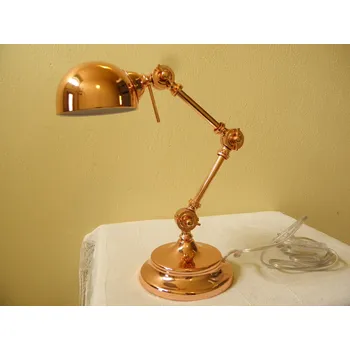 Stojací lampa STOLNÍ LAMPA - MĚDĚNÝ ODSTÍN RETRO