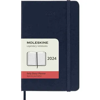 Diář Moleskine Diář tvrdý S denní 2024