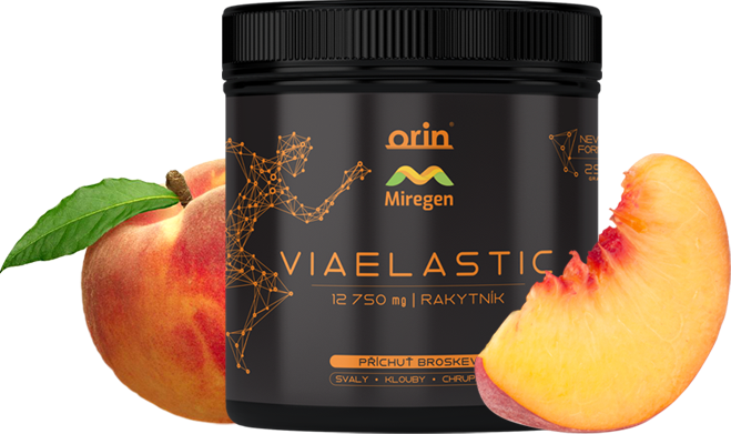 Viaelastic – Kolagen pro klouby – Příchuť broskev