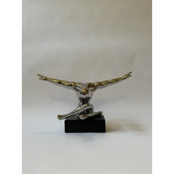 JOGÍN - SOCHA VE STŘÍBRNÉM PROVEDENÍ