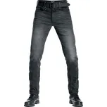 PANDO MOTO kalhoty jeans ROBBY COR 01 Long washed black - 38