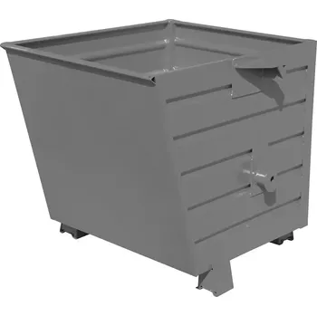 Popelnice Stohovatelný kontejner TRV, šedá, nosnost 1000 kg