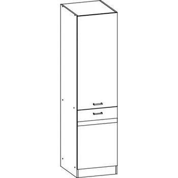 Kuchyňská linka BELISA, skříňka potravinová D50C, dub wenge + PROVĚŘENO zákazníky + vyzvednutí ZDARMA