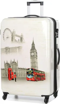 Cestovní kufr Madisson London L krémový
