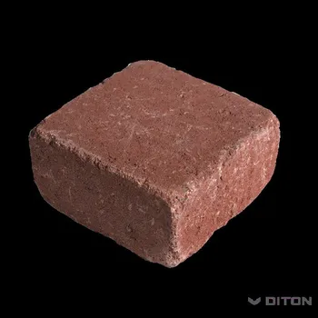 Dlažba DITON skladebná dlažba HISTORY čtverec 14/14/7 červená