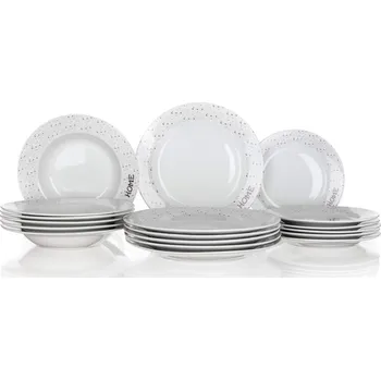 Talíř Banquet Home II. 18 ks bílá