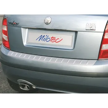 Tuning Práh pátých dveří s výstupky, ABS stříbrný matný - Škoda Fabia I. Limousine (Práh pátých dveří s výstupky pro Škoda Fabia I. Limousine 2000-2007)