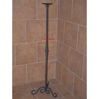 Svícen Kovový, kovaný svícen Krbový svícen 11