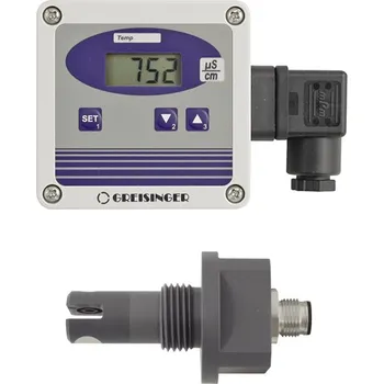 Dílna GREISINGER GLMU 200 MP-TRP Převodník měrné vodivosti včetně 2-pólového měřicího článku se závitem G 1/2", použití: v čistých, pitných a sladkovodních vodách, profesionální
