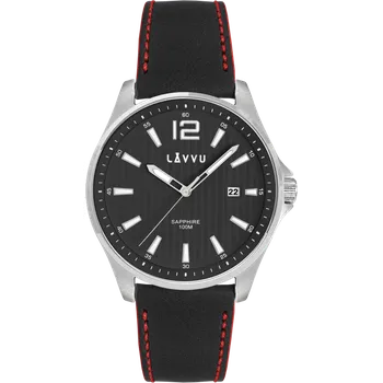 Hodinky LAVVU NORDKAPP Black / Top Grain Leather LWM0165